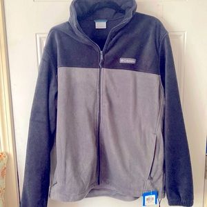 NWT Brand New Columbia Fleece Grey/Black XL